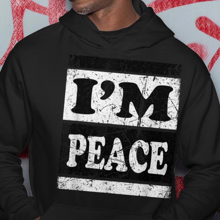 I Come In Peace I'm Peace Matching Couples Costume Hoodie Funny Gifts