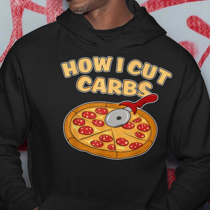 Pizza Cutter Pepperoni Slice How I Cut Carbs Hoodie Unique Gifts