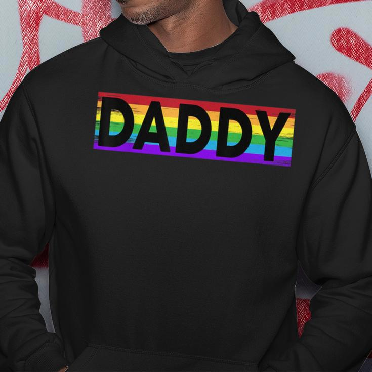 Pride Daddy Proud Gay Lesbian Lgbt Father's Day Hoodie Unique Gifts