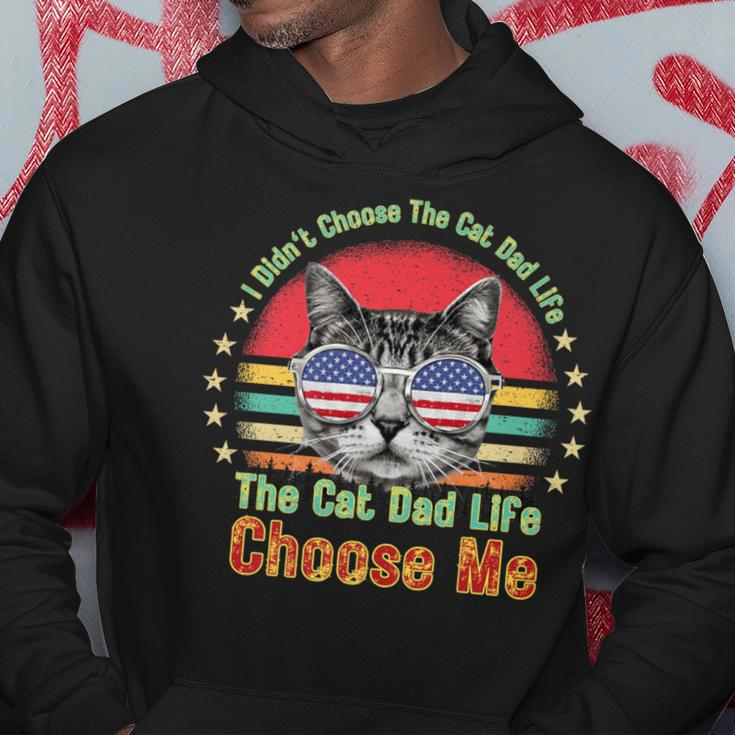 Quote I Didn't Choose The Cat Dad Life The Cat Destiny Hoodie Unique Gifts