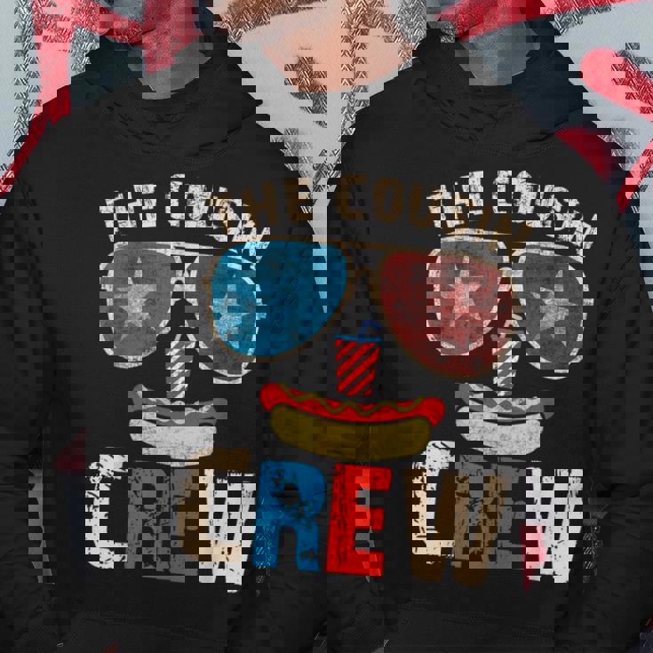 Red White And Blue Cousin Crew 2024 Happy 4Th Of July Hoodie Personalized Gifts