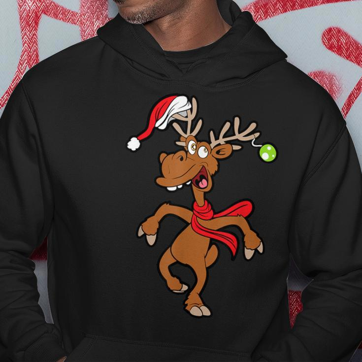Reindeer Rudolf Christmas Xmas Hoodie Lustige Geschenke