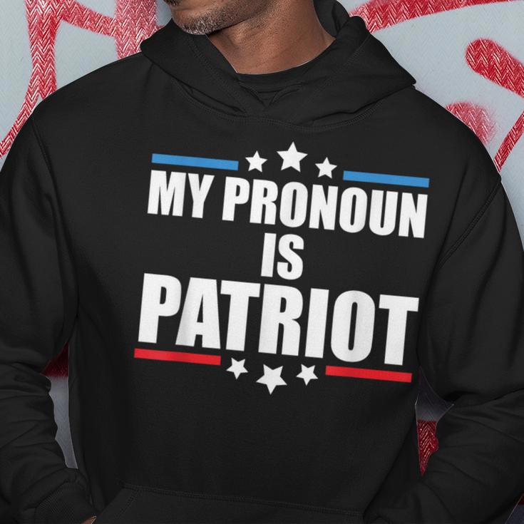 Republican My Pronoun Is Patriot Pro Trump Hoodie Unique Gifts