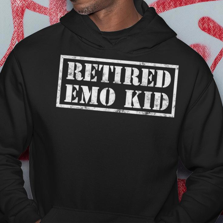 Retired Humor Retired Emo Kid Hoodie Unique Gifts