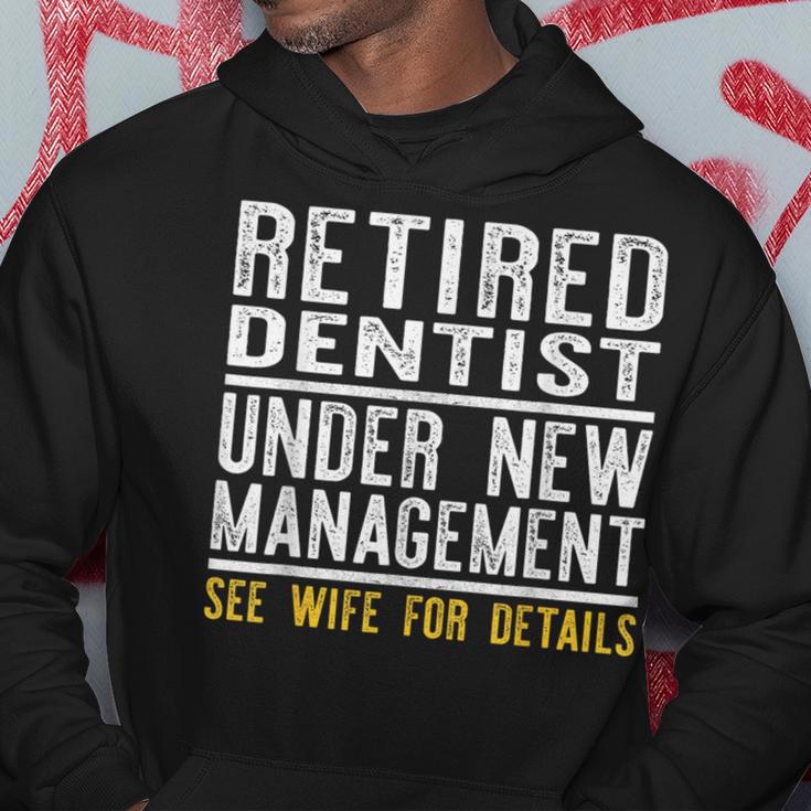 Retirement Dentist Dad Retiring Party Humor Hoodie Unique Gifts