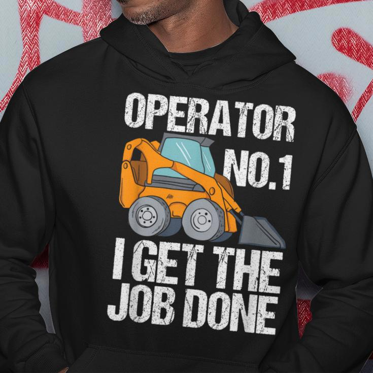 Skid Sr I Get The Job Done Hoe Operator Hoodie Unique Gifts
