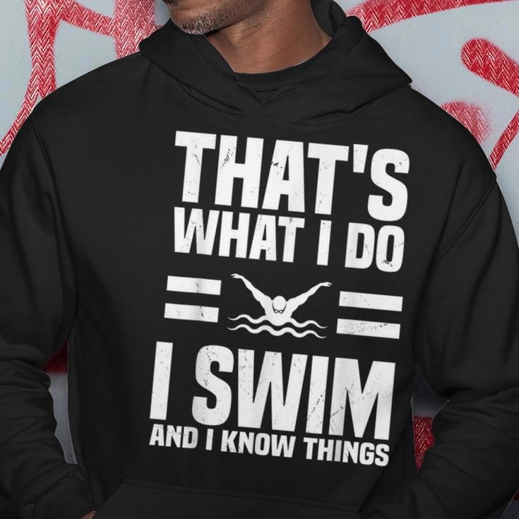 Swimmer Saying Swimming Swim Sports Hoodie Unique Gifts