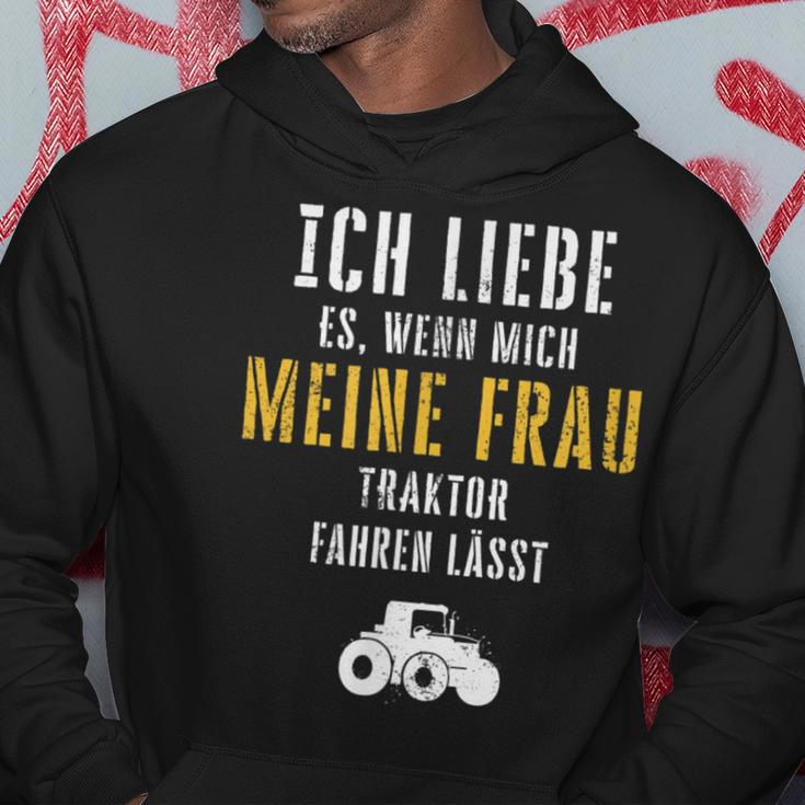 Tractor Fan Ich Liebe Meine Wrau Hoodie Lustige Geschenke