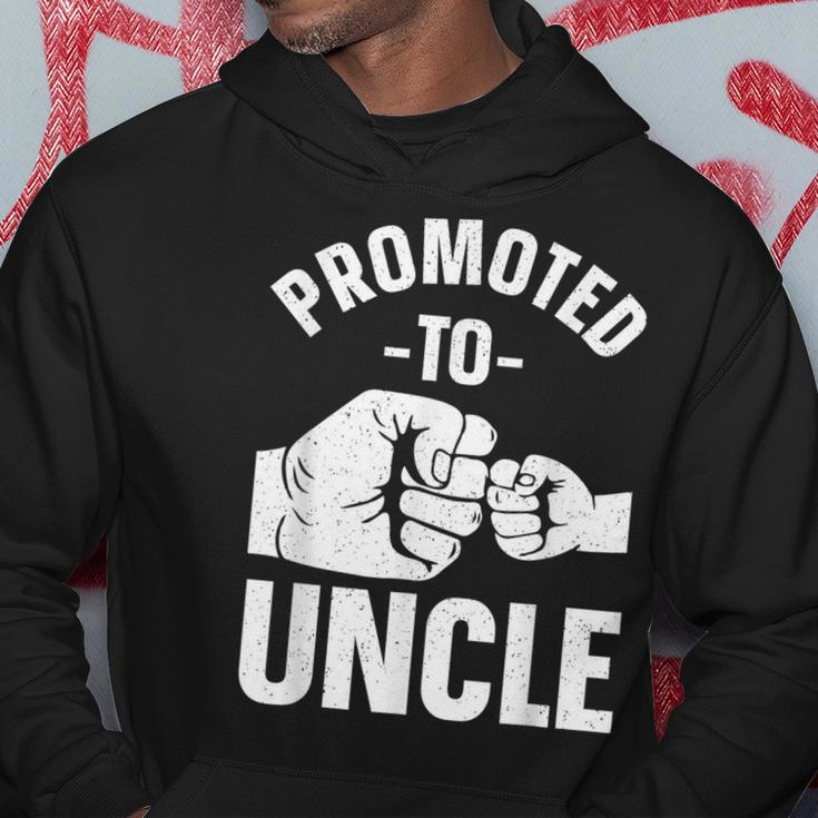 Uncle For Daddy Dad Boys Promoted To Uncle Hoodie Funny Gifts