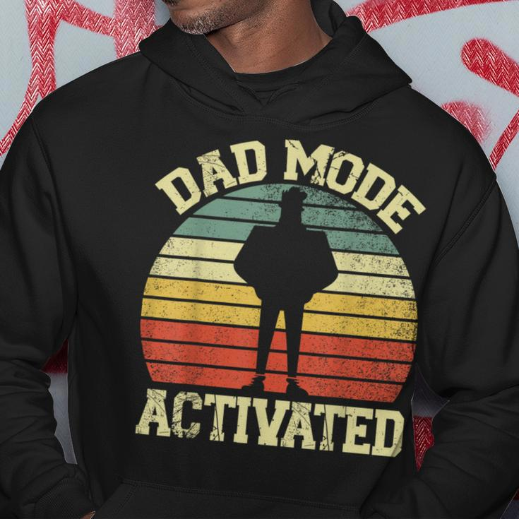 Vintage Dad Mode Activated Father's Day Hoodie Unique Gifts