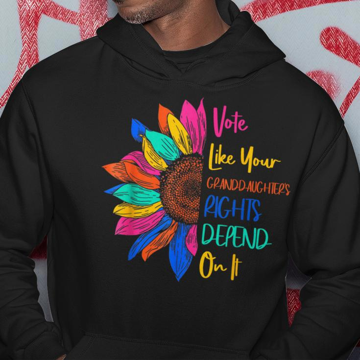 Vote Like Your Granddaughter's Rights Depend On It Hoodie Unique Gifts