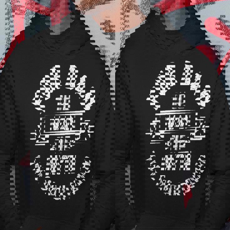 Fur Dad Man Myth Snack Dealer Paw Cat Dog Father's Day Hoodie Personalized Gifts
