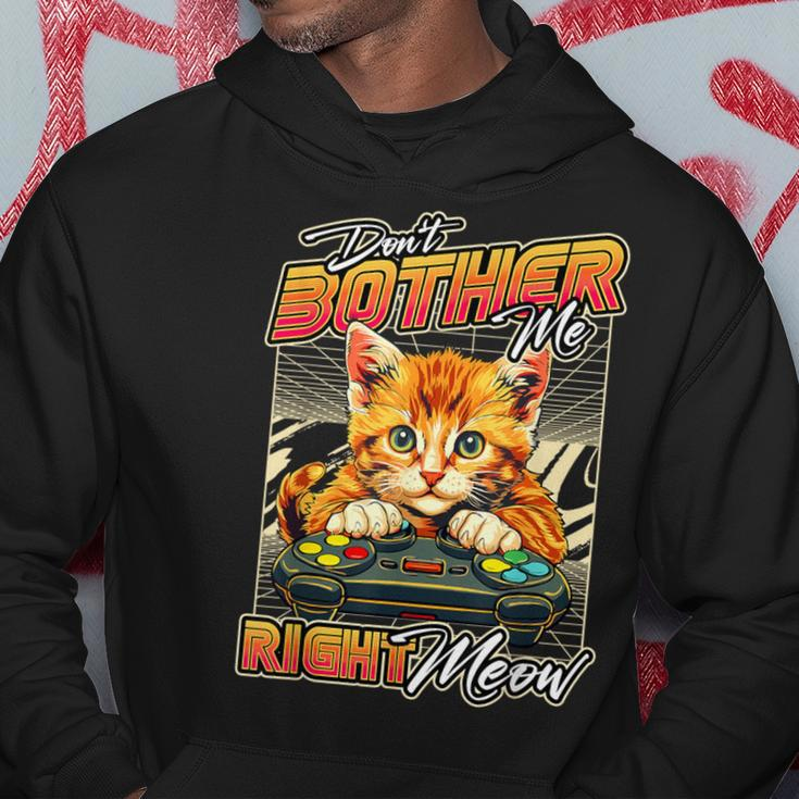 Gamer Cat Gaming Boys Video Game & Cat Lover Hoodie Personalized Gifts