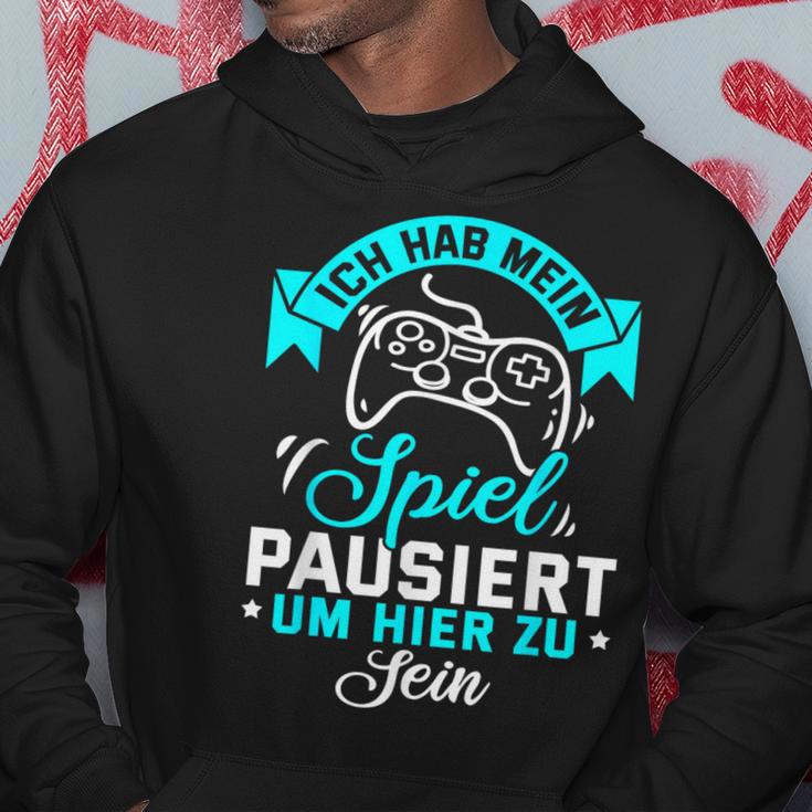 Gamer Gamer Gamer Games Pc Ich Habe Mein Spiel Pausiert Hoodie Lustige Geschenke