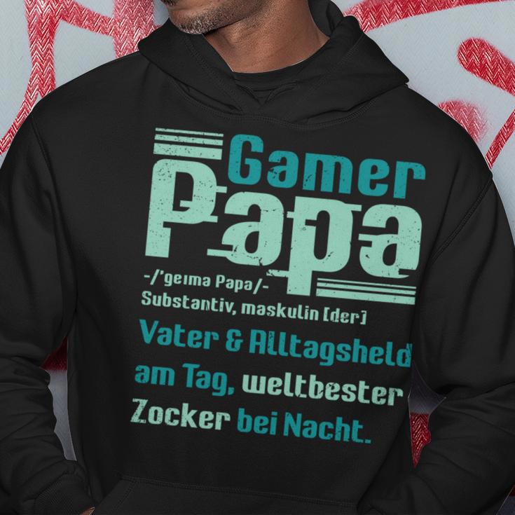 Gamer Papa Definition Gaming Pc Konsoleater Lustig Spruch Kapuzenpullover Lustige Geschenke