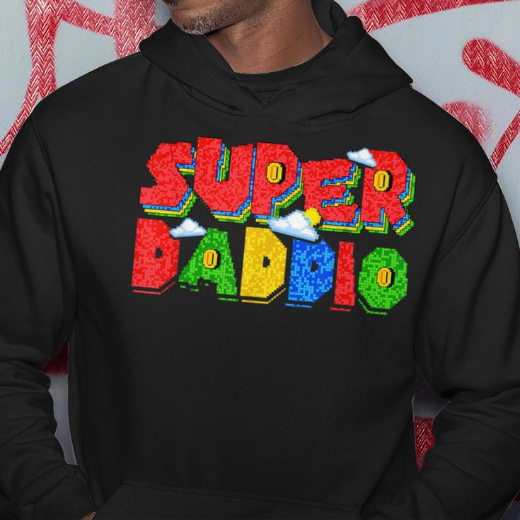 Gamer Super Dad Superhero Family Matching Game Gamer Hoodie Unique Gifts