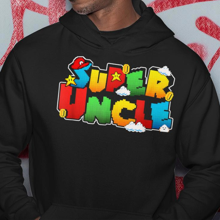 Gamer Super Uncle Family Matching Game Super Uncle Superhero Hoodie Personalized Gifts