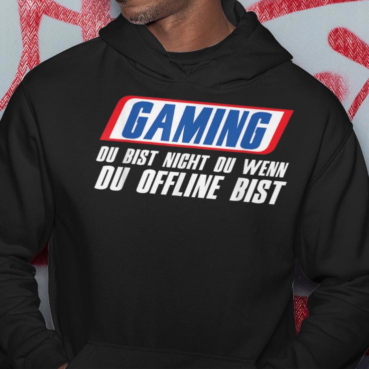 Gaming Du Bist Nicht Du Wenn Du Offline Bist Gamer Kapuzenpullover Lustige Geschenke