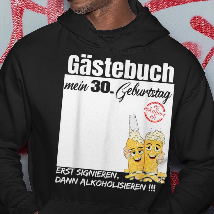 Gästebuch 30 Geburtstag Mann Frau Lustig 30 Geburtstag Deko Kapuzenpullover Lustige Geschenke