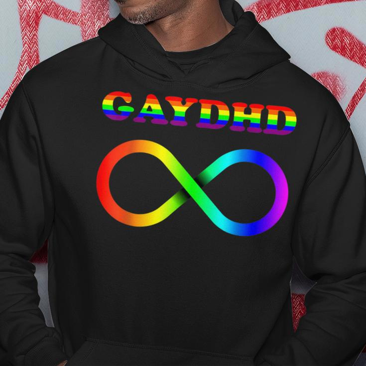 Gay Adhd Gaydhd Neurodiverse Lgbt Pride Hoodie Unique Gifts