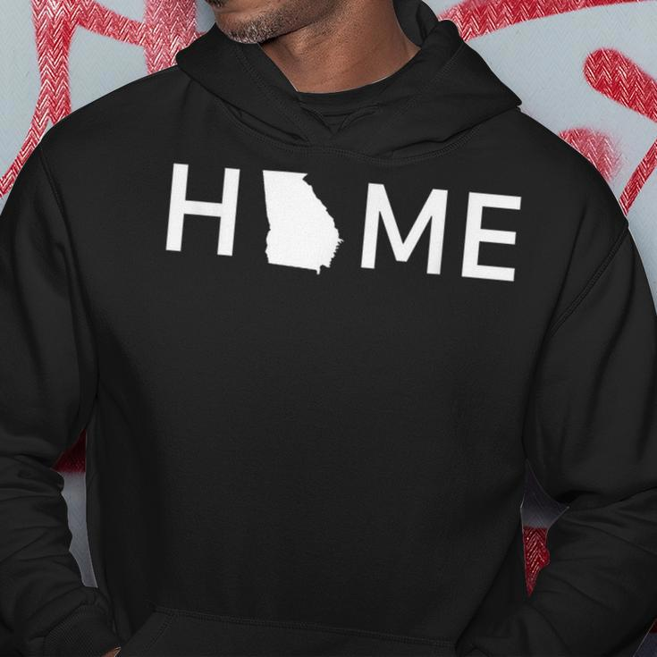 Georgia Home Love US State Pride Outline Silhouette Hoodie Unique Gifts
