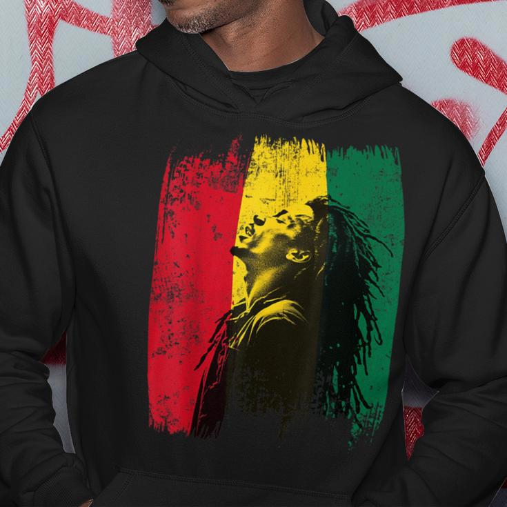 Ghanaian Flag Rastamann Reggae Dreadlocks Rasta Colors Hoodie Unique Gifts