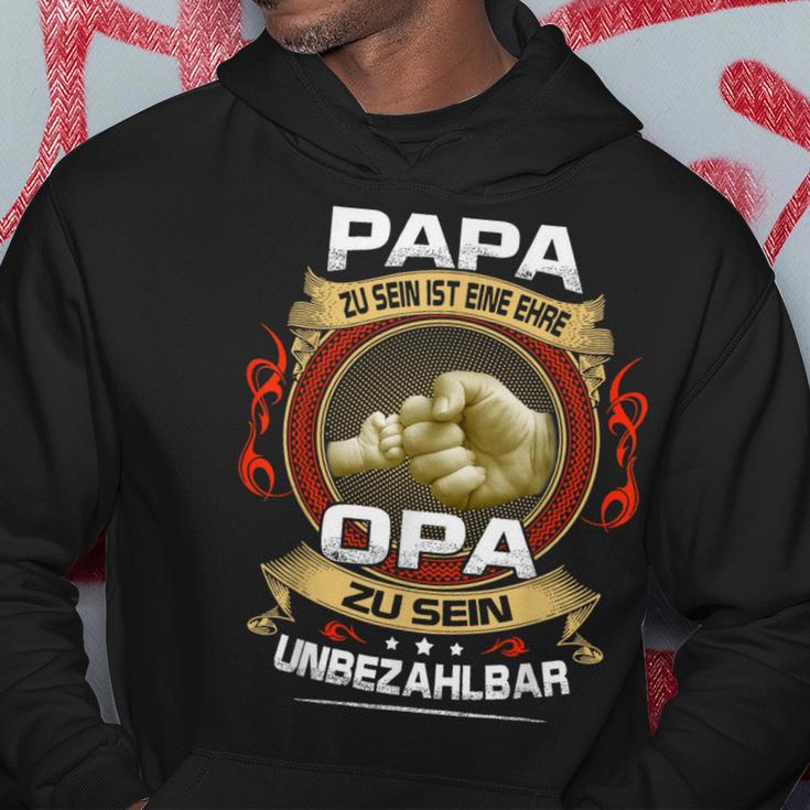 Papa Zu Sein Ist Eine Ehr Opa Zu Sein Priceless S Kapuzenpullover Lustige Geschenke