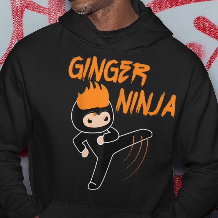 Ginger Ninja Warrior Ginga Red Hair Kapuzenpullover Lustige Geschenke