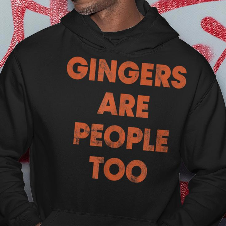 Gingers Are People Too Vintage Ginger Hoodie Unique Gifts