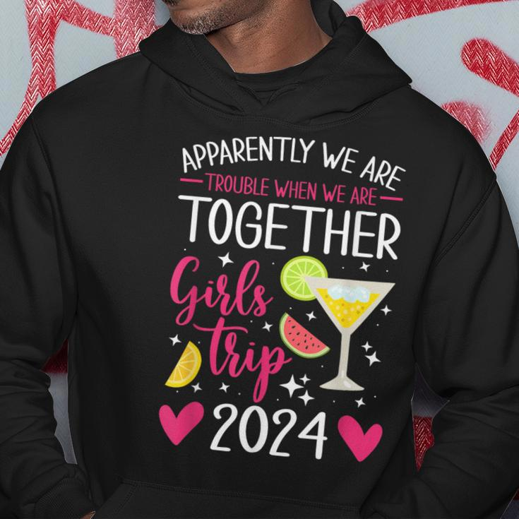 Girls Trip 2024 Apparently Are Trouble When We Are Together Hoodie Funny Gifts