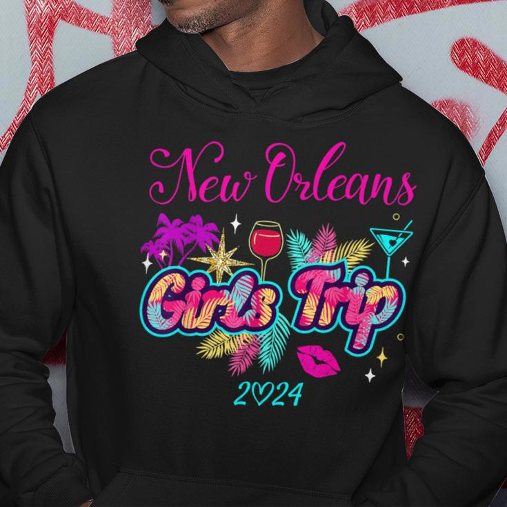 Girls Trip New Orleans 2024 Girls Weekend Birthday Squad Hoodie Unique Gifts