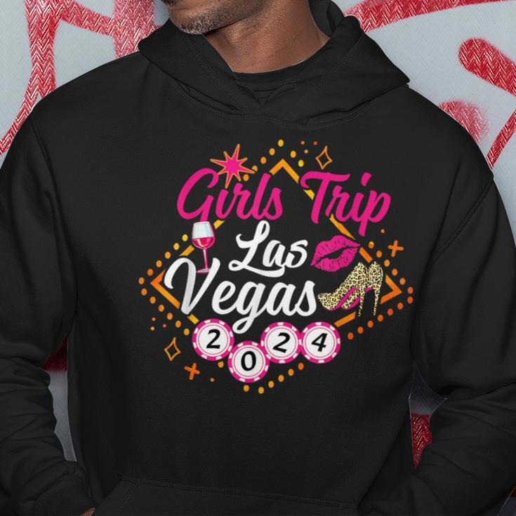 Girls Trip Vegas 2024 Girls Weekend Friends Matching Hoodie Unique Gifts