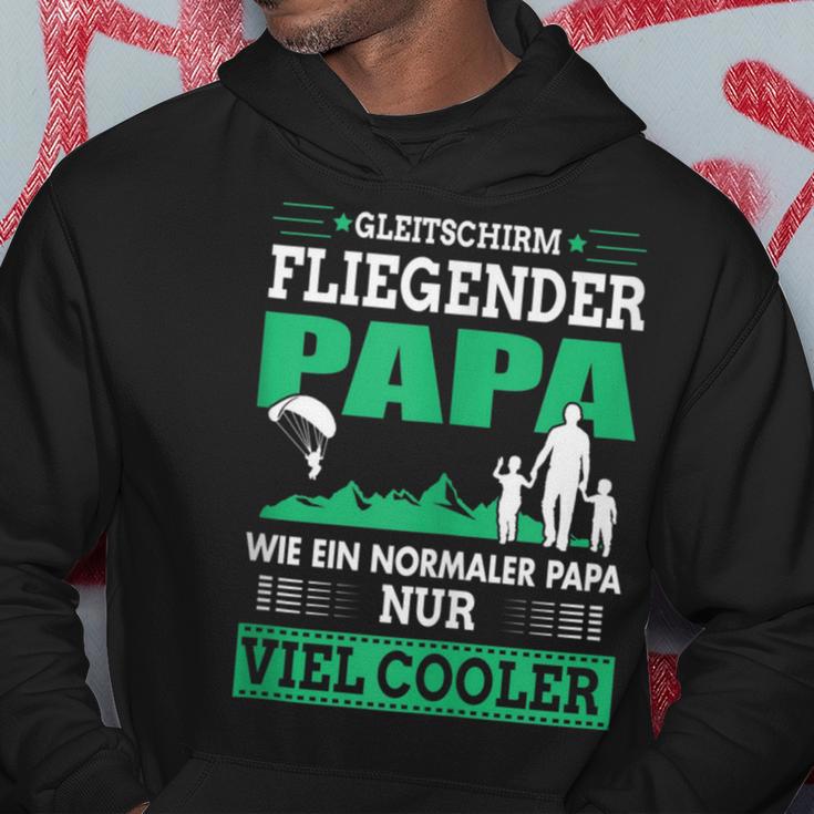 Gleitschirm Fliegender Papa Paragleiteratertag Geschenk Kapuzenpullover Lustige Geschenke