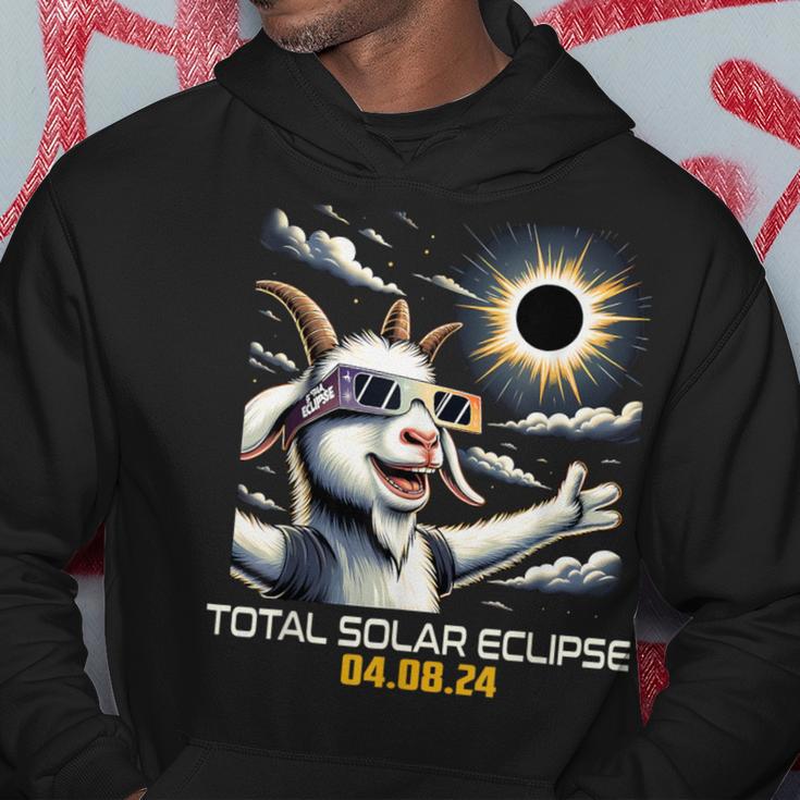 Goat Selfie Solar Eclipse Hoodie Unique Gifts