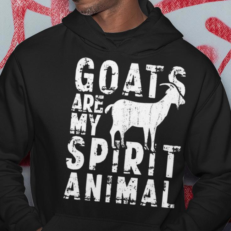 Goat Are My Spirit Animal Lover Hoodie Unique Gifts