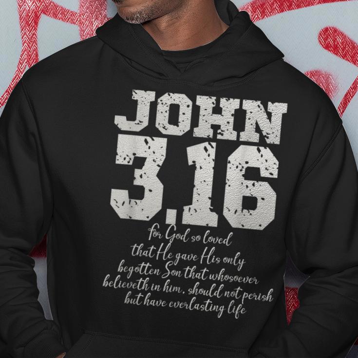 For God So Loved The World John 316 Bible Verse Christian Hoodie Unique Gifts