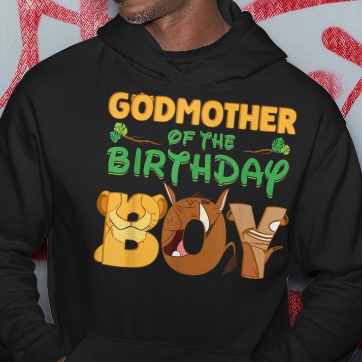 Godmother Of The Birthday Boy Lion Family Matching Hoodie Unique Gifts