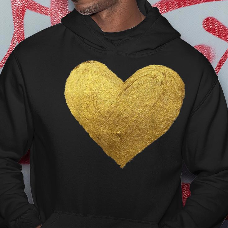 Gold Heart Symbol Of Love Hoodie Unique Gifts