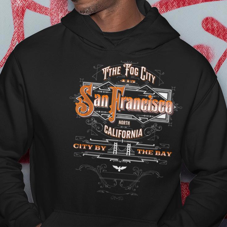 Golden Gate Bridge San Francisco California The Fog City Hoodie Unique Gifts