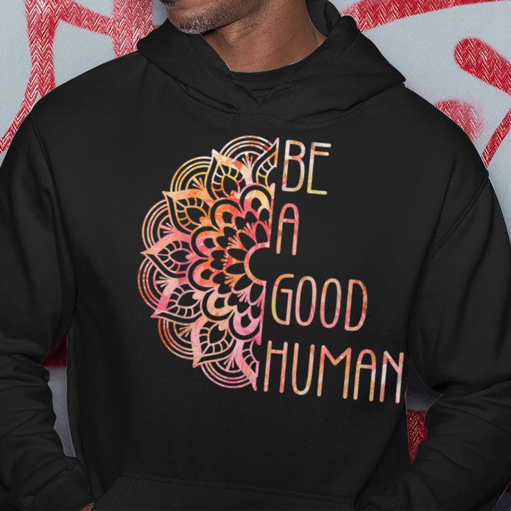 Be a good human hoodie best sale