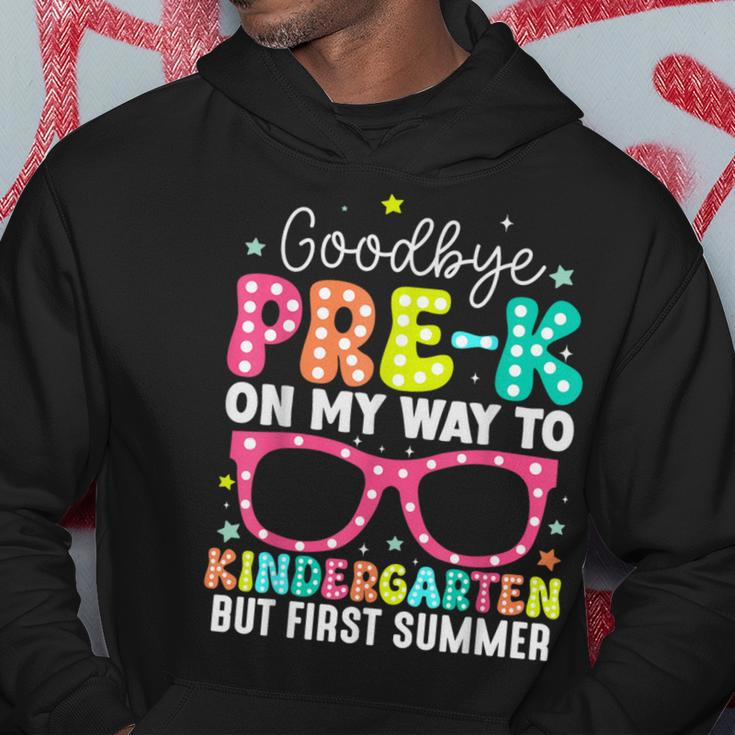 Goodbye Pre-K Graduation To Kindergarten First Summer Hoodie Funny Gifts