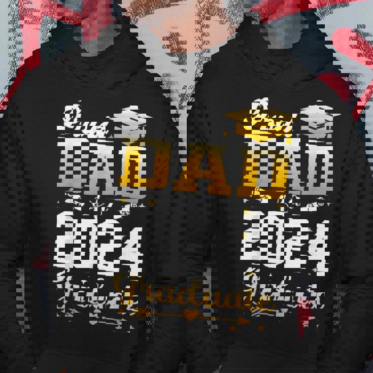 Graduation Proud Dad Of A 2024 Graduate Hoodie Funny Gifts