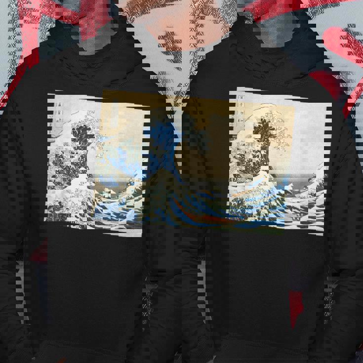 Gran Ola Frente A Kanagawa Katsushika Hokusai Surfing Ocean Sudadera Regalos divertidos