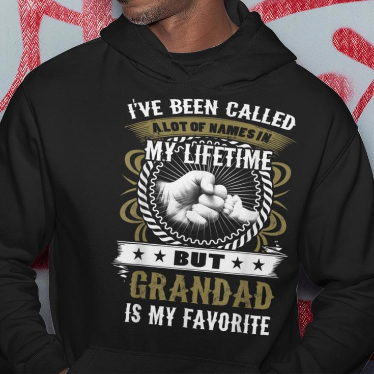 Grandad Is My Favorite Name Fathers Day For Men Hoodie Funny Gifts