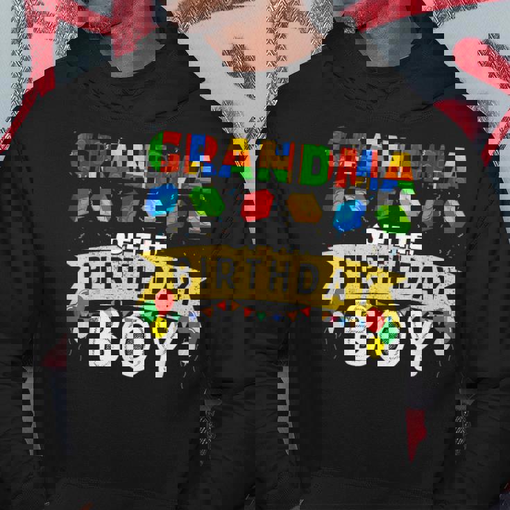 Grandma Of The Birthday Boy Building Blocks Master Builder Hoodie Funny Gifts
