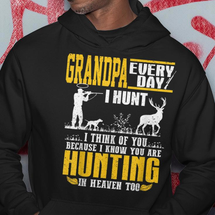 My Grandpa Every Day I Hunt I Think Of You Hunting In Heaven Hoodie Funny Gifts
