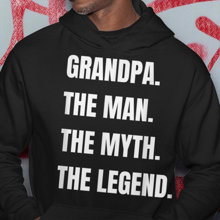 Grandpa The Man The Myth The Legend Men Hoodie Unique Gifts