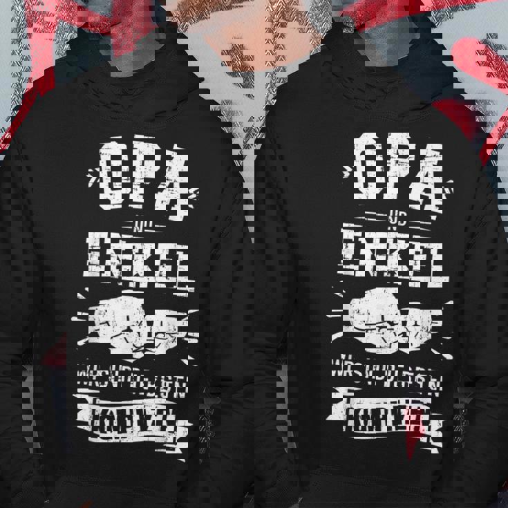 Grandpa Und Enkel Wir Sind Die Beste Komplizen Hoodie Lustige Geschenke