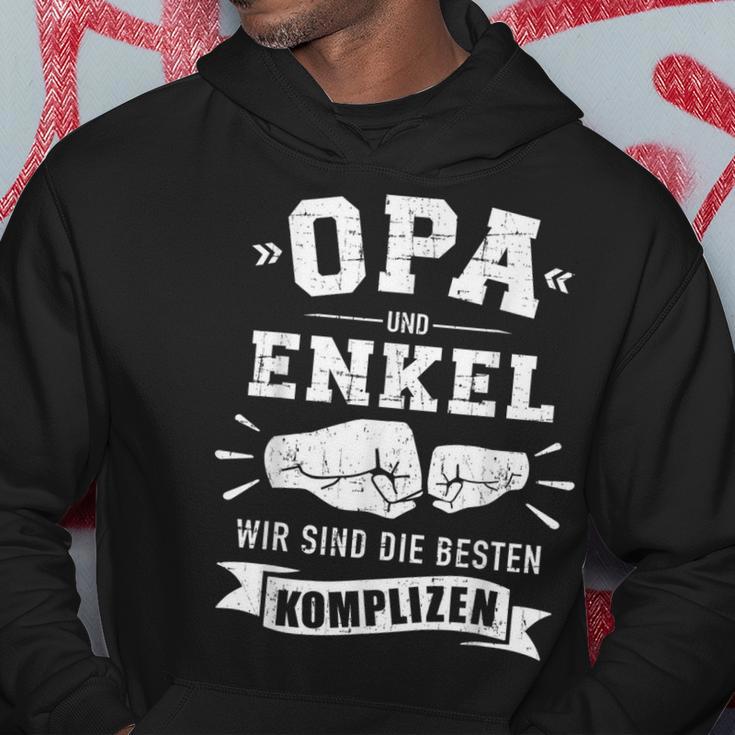 Grandpa Und Enkel Wir Sind Die Beste Komplizen Hoodie Lustige Geschenke