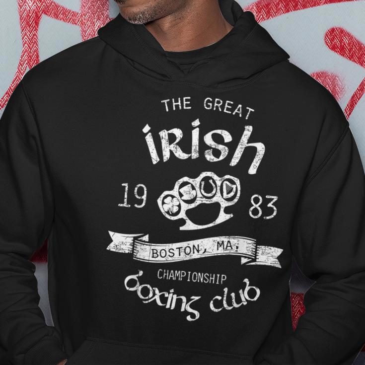 Great Irish Boston St Patrick's Boxing Club Fighting Pub Hoodie Unique Gifts